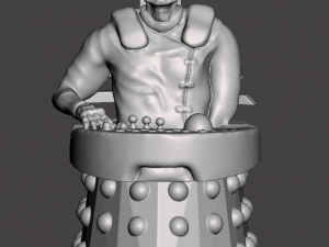 inspired doctor who dalek emperor davros Modèles 3D en vedette