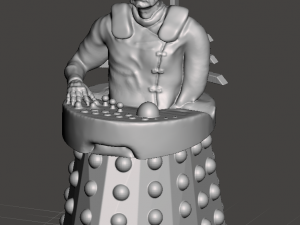 inspired doctor who dalek emperor davros Modello di stampa 3D