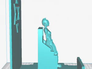 inspired robot maria scene from the 1927 movie metropolis 3D Print Model