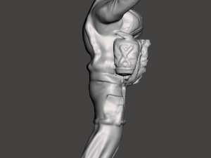 inspired wwii paradummy rupert paratrooper d-day trooper soldier decoy 3D-Druckmodell