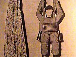 ge&iuml;nspireerde paradummy uit de Tweede Wereldoorlog Rupert parachutist D-Day Trooper soldaat decoy 3D printmodel