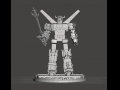 inspired go lion voltron defender of the universe robot 1984 version scene Modèles 3D en vedette