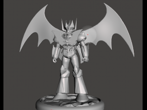 inspired scene of mazinkaiser robot 3d model from mazinger z series Modèles 3D en vedette