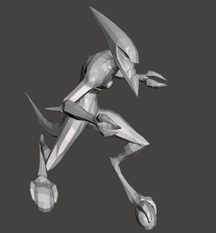 inspired ben 10 xlr8 alien low poly 3D Print Model .c4d .max .obj .3ds .fbx .stl .blend 