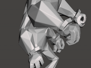inspired ben 10 four arms alien low poly Modèles 3D en vedette