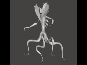 inspired ben 10 wildvine alien low poly Model do druku 3D