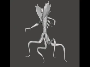 inspired ben 10 wildvine alien low poly 3D Print Model