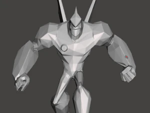 inspired ben 10 diamondhead alien low poly 3D Print Model