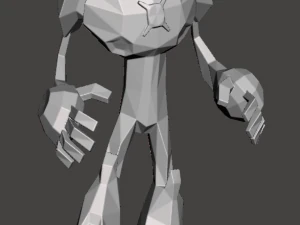 вдохновленный Бен 10 Ultimate echo echo пришелец низкополигональная 3D Принт Модель