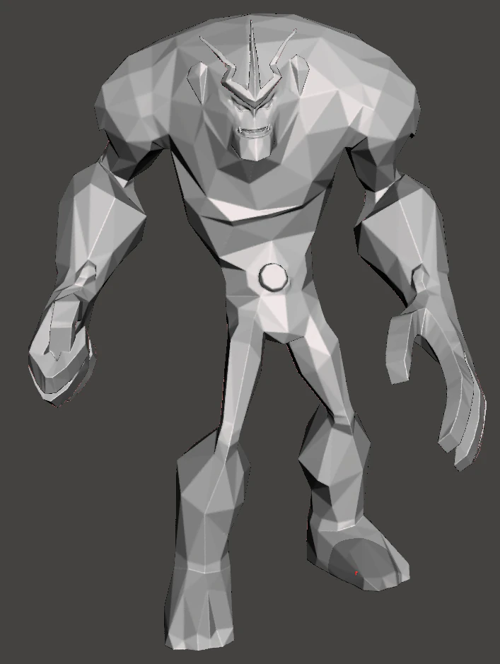 inspired ben 10 shocksquatch alien low poly 3D Print Model .c4d .max .obj .3ds .fbx .stl .blend 
