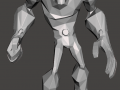 inspired ben 10 shocksquatch alien low poly 3Dプリントモデル