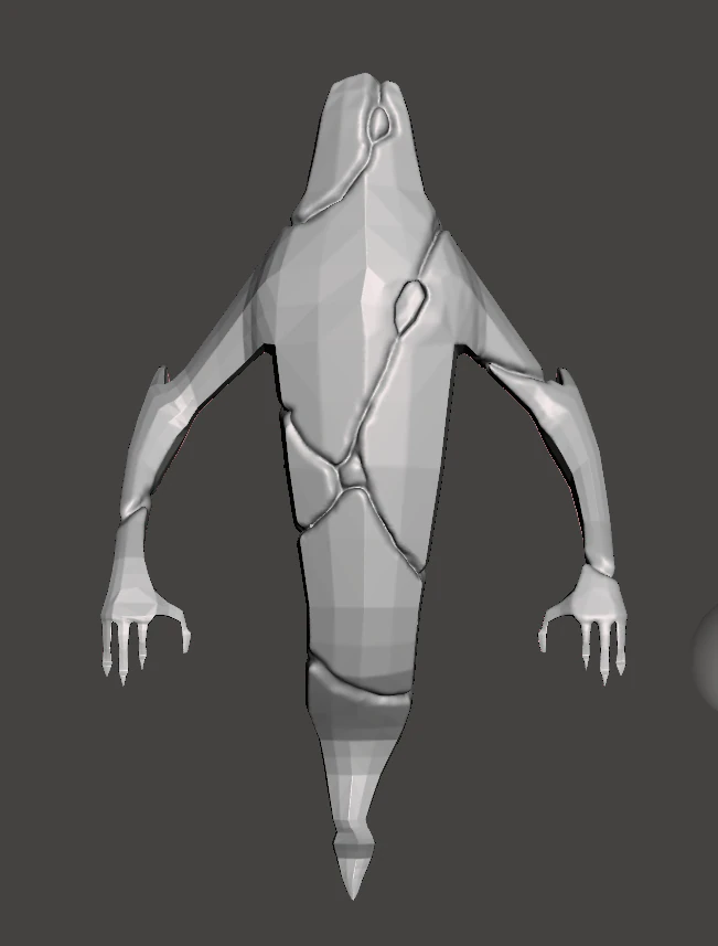 inspired ben 10 ghostfreak alien low poly 3D Print Model .c4d .max .obj .3ds .fbx .stl .blend