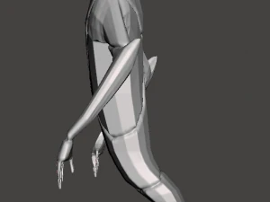 inspired ben 10 ghostfreak alien low poly 3D Print Model