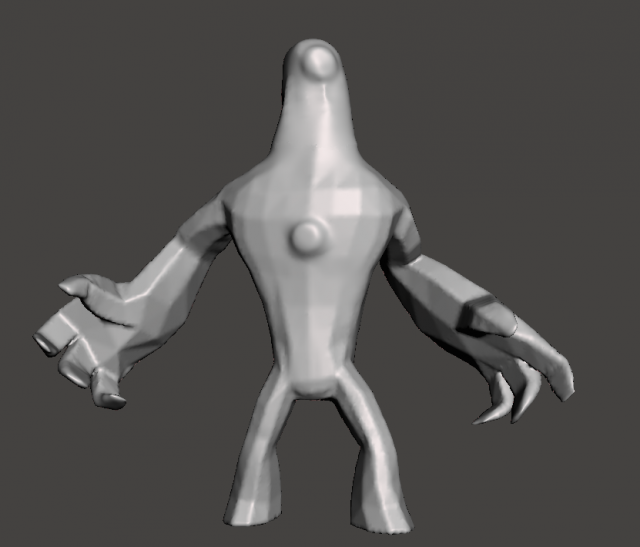 inspired ben 10 upgrade alien low poly Modello di stampa 3D .c4d .max .obj .3ds .fbx .stl .blend 