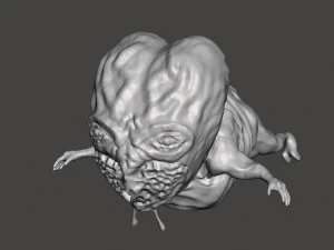 navegador de guilda inspirado no filme Duna de David Lynch, de 1984 Modelo de Impressão 3D