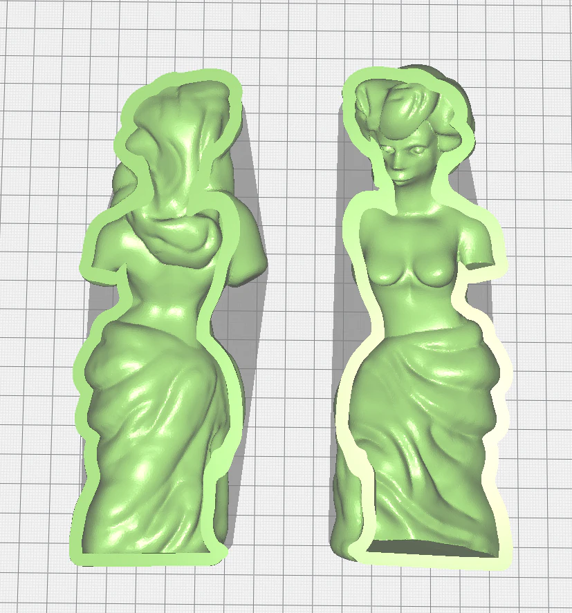inspired the simpsons jelly gummy venus de milo mold 3D Print Model .c4d .max .obj .3ds .fbx .stl .blend 