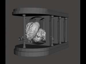 inspired in the david lynch movie dune the transport capsule for the dune guild navigator 3D प्रिंट मॉडल