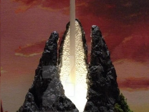inspired in the neverending story movie the ivory tower Model do druku 3D