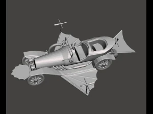 inspiriertes Tschitti Tschitti Bang Bang Auto 3D Druckmodell