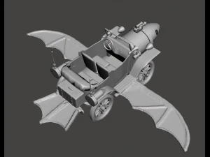 buggy fantasma ispirato alla serie animata degli anni '80 della versione di volo degli acchiappafantasmi Modello di stampa 3D