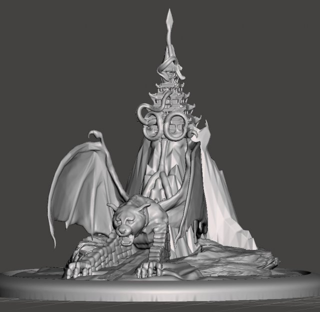 inspired in the thundercats series the castle plun-darr Model do druku 3D .c4d .max .obj .3ds .fbx .stl .blend 