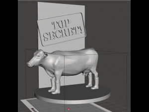 inspired in the top secret movie the cow Modelo de Impressão 3D