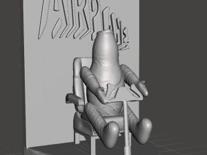 inspired from the 1980 movie airplane otto the inflatable autopilot 3D Print Model