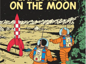 本とシリーズ「タンタンと月の探検家」のミルーのインスピレーションを受けたフィギュアです。 3Dプリントモデル