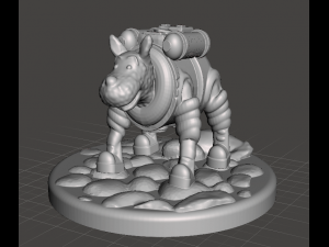 inspired figure of milou from the book and series tintin and the explorers on the moon 3D Print Model