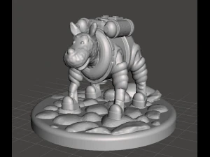 inspired figure of milou from the book and series tintin and the explorers on the moon 3D Print Model