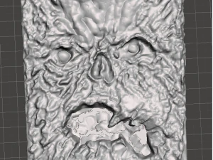 ge&iuml;nspireerd in Evil Dead de necronomicon-omslag en achteromslag 3D printmodel