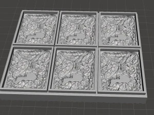 inspirado no mal morto o necronomicon molde de chocolate e biscoitos para o halloween Modelo de Impressão 3D