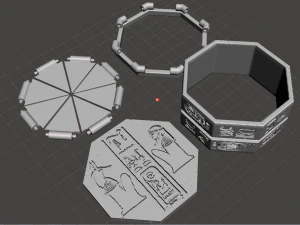 inspired box key from the 1999 movie the mummy the key hamunaptra version 1 3D Print Model