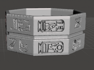 inspired box key from the 1999 movie the mummy the key hamunaptra version 1 Modèles 3D en vedette