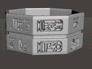 inspired box key from the 1999 movie the mummy the key hamunaptra version 1 3D Print Model