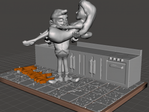 inspired scene from the intro of the series bewitched Modelo de impresión 3D