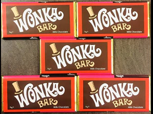 molde de chocolate wonka bar vers&atilde;o 2 Modelo de Impressão 3D