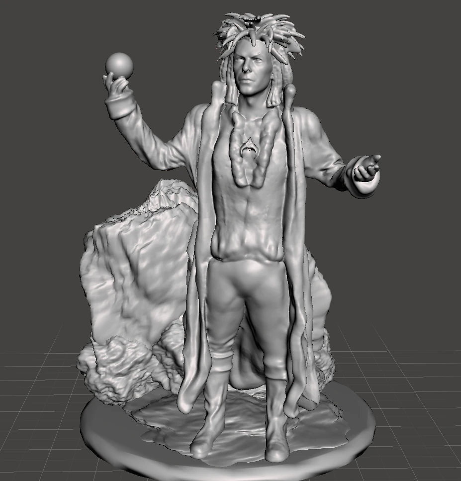 inspired in the 1986 movie labyrinth jareth the goblin king version 1 3D Print Model .c4d .max .obj .3ds .fbx .stl .blend