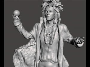 inspired in the 1986 movie labyrinth jareth the goblin king version 1 3D-Druckmodell