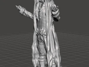 inspirado no filme labirinto de 1986, Jareth, o Rei dos Duendes, vers&atilde;o 2 Modelo de Impressão 3D