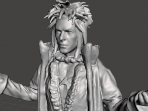 inspired in the 1986 movie labyrinth jareth the goblin king version 2 3Dプリントモデル