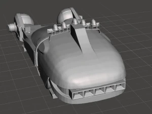 inspired blade runner police car from the original 1982 movie 3D Print Model