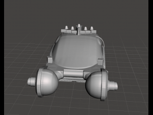 inspired blade runner police car from the original 1982 movie 3D Baskı Modeli