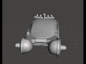 inspired blade runner police car from the original 1982 movie 3D Print Model