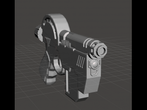 inpired judge dredd lawgiver 3D Print Model