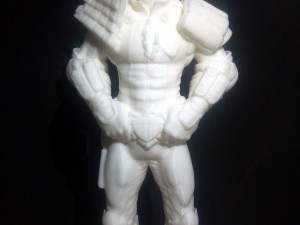 inpired judge dredd figure with base 3D Print Model