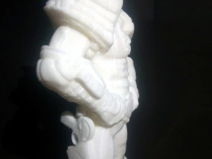 inpired judge dredd figure with base 3D Print Model