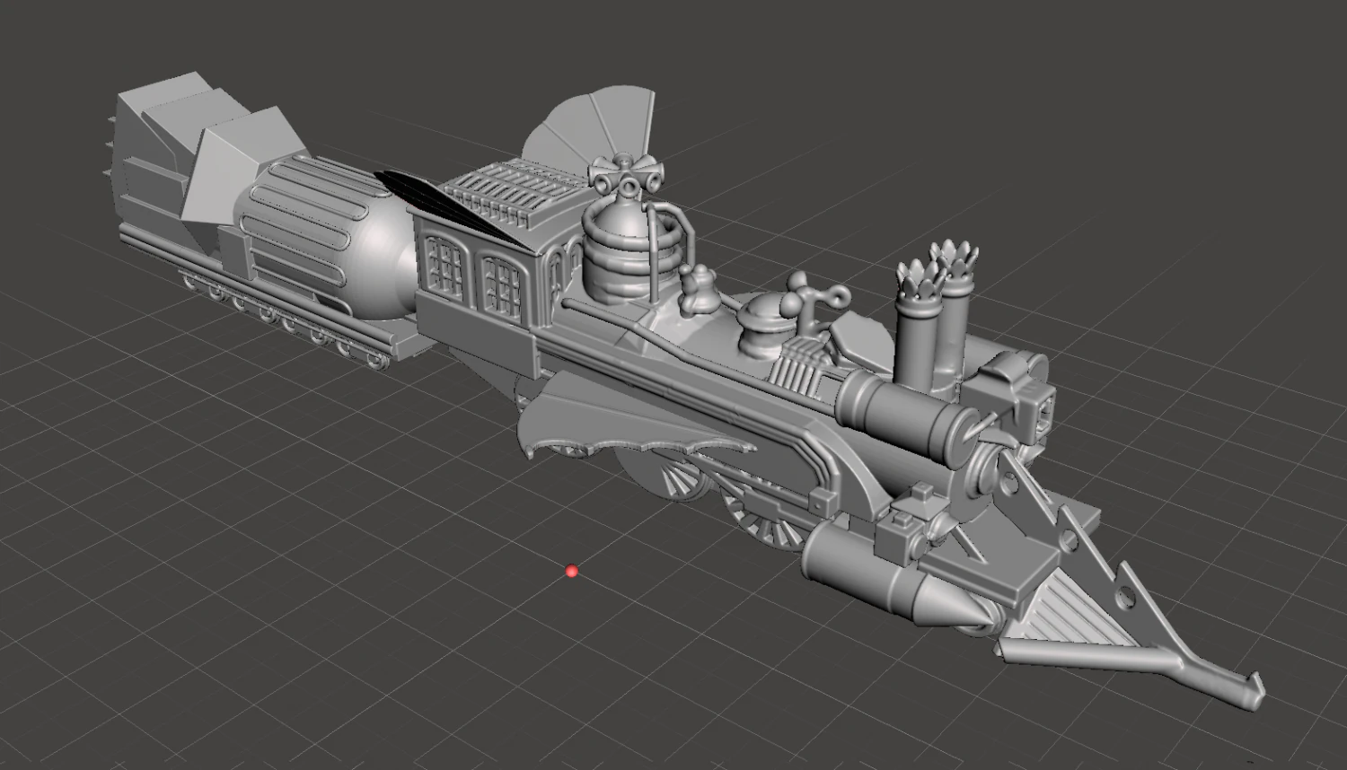 inspired back to the future time train version ii 3D Print Model .c4d .max .obj .3ds .fbx .stl .blend
