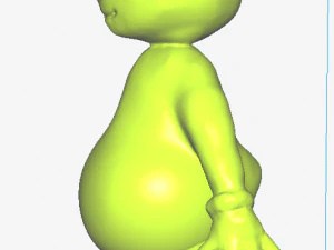 inspired in fraggle rock show a dozzer unclothed 3D Print Model