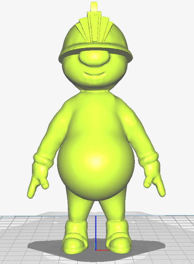 inspired in fraggle rock show a dozzer unclothed 3D Print Model .c4d .max .obj .3ds .fbx .stl .blend 